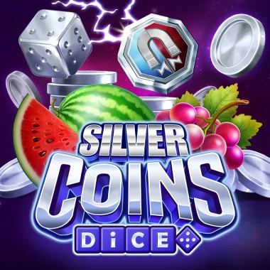 Silver Coins Dice game tile